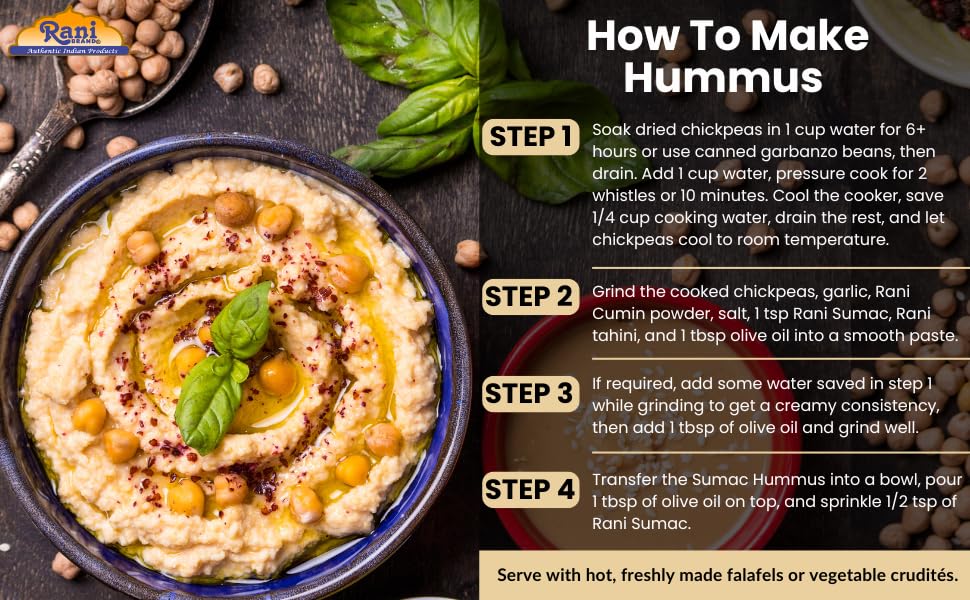 Rani Sesame Tahini 16Oz (454G) ~ Glass Jar, No Added Sugar, Vegan ~ Gluten Free | Non-Gmo | No Colors | Usa Made