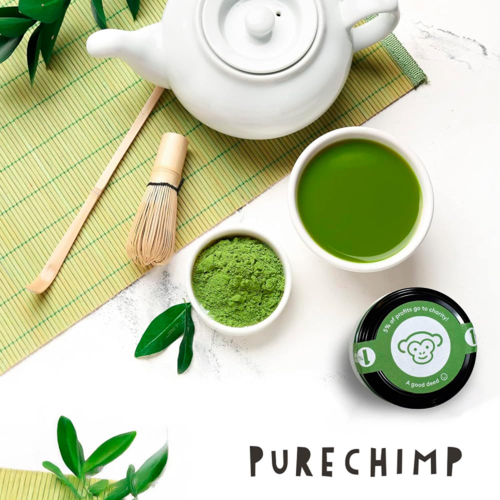 Matcha Green Tea Powder - 1.75 Ounces (50g) of Ceremonial Grade Japanese Matcha for Baking, Lattes and Smoothies - Regular
