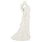 Roman Wedding Anniversary Cake Topper, 8.5-Inch Porcelain, Model 13226, White