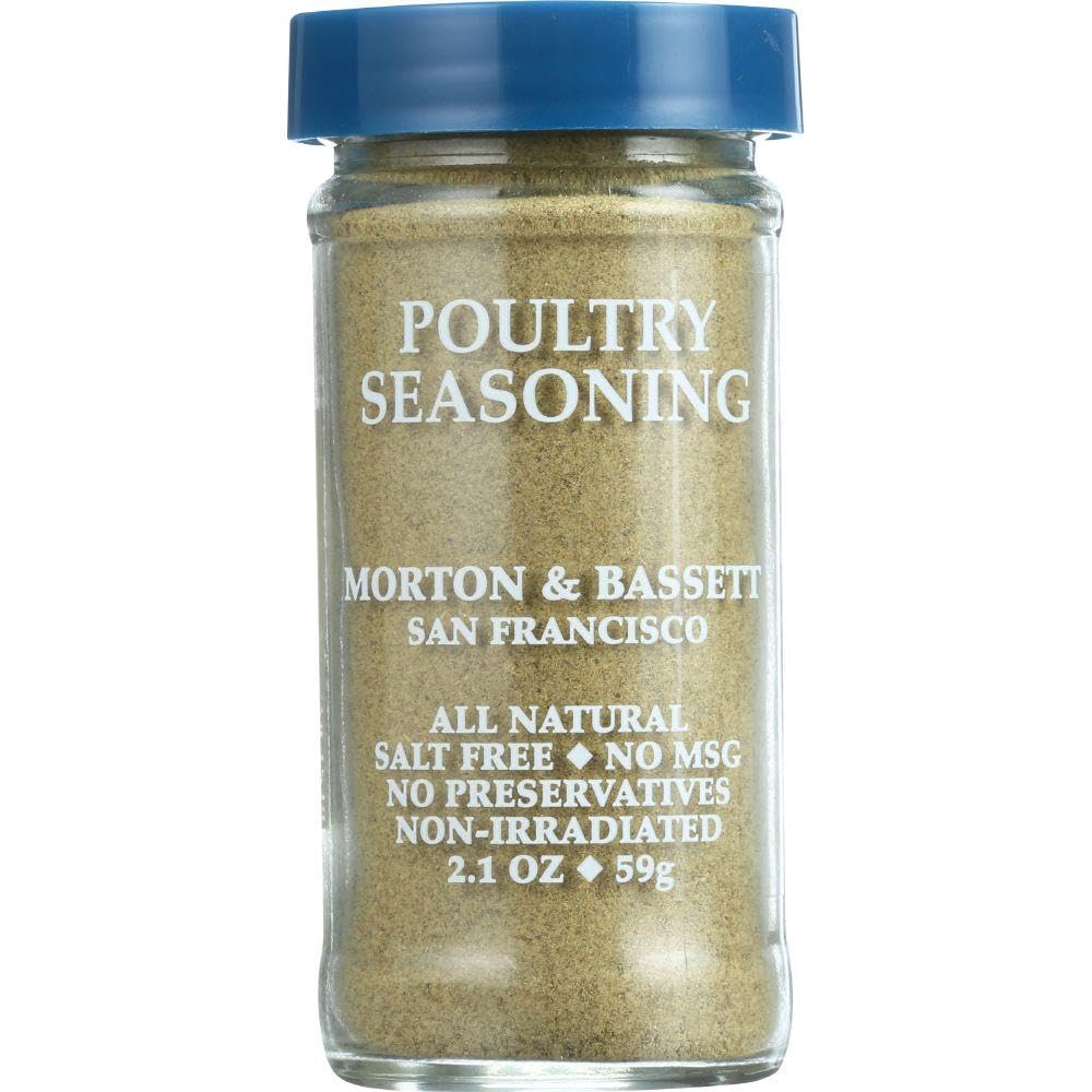 Morton & Bassett Poultry Seasoning, 2.1-Ounce Jars, Pack of 3, Model 016291441644