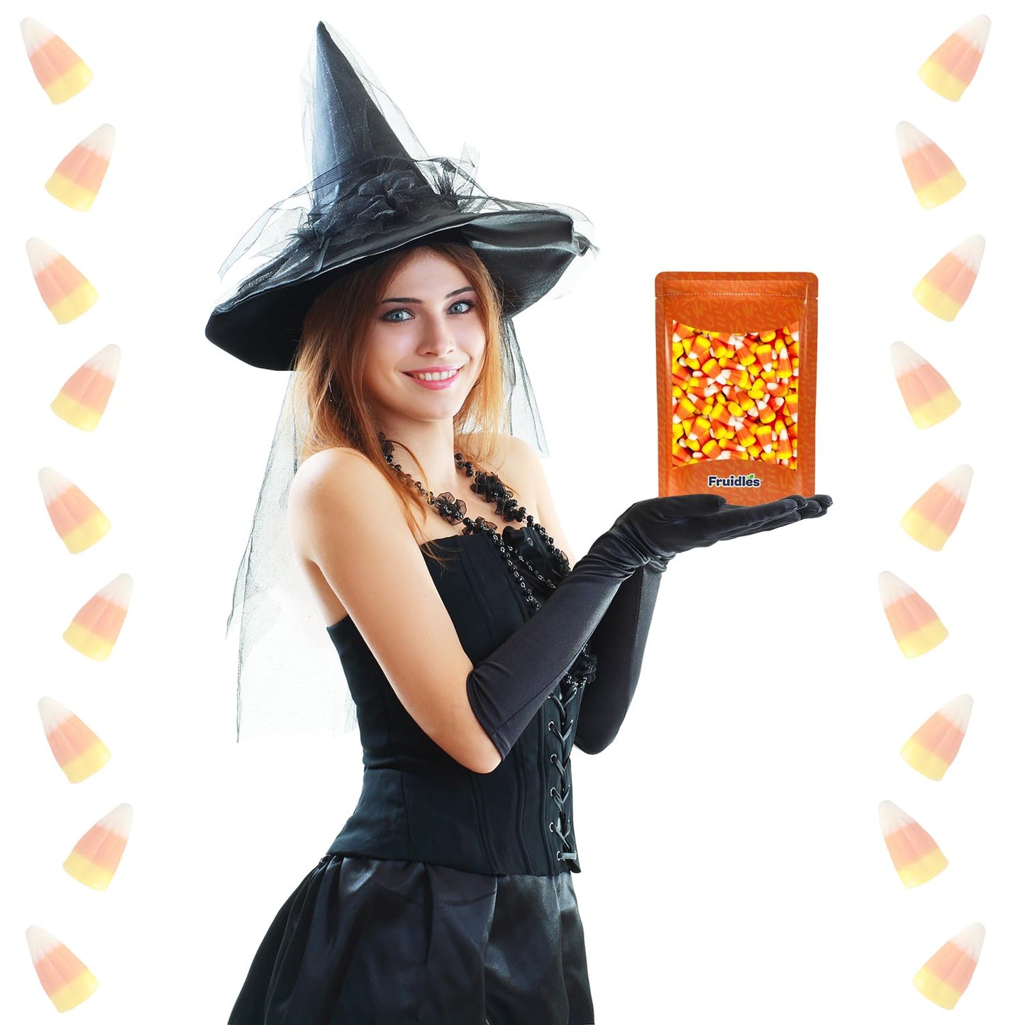 Fruidles Halloween Candy Corn Treats, Fun & Festive Holiday Snacking, Nut-Free, Dairy-Free (5 Pounds (Bulk))