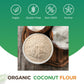 Miracle Palm Organic Coconut Flour - Gluten Free Flour Substitute For Vegan Baking, Low Fat And Good Source Of Fiber Coconut Bak