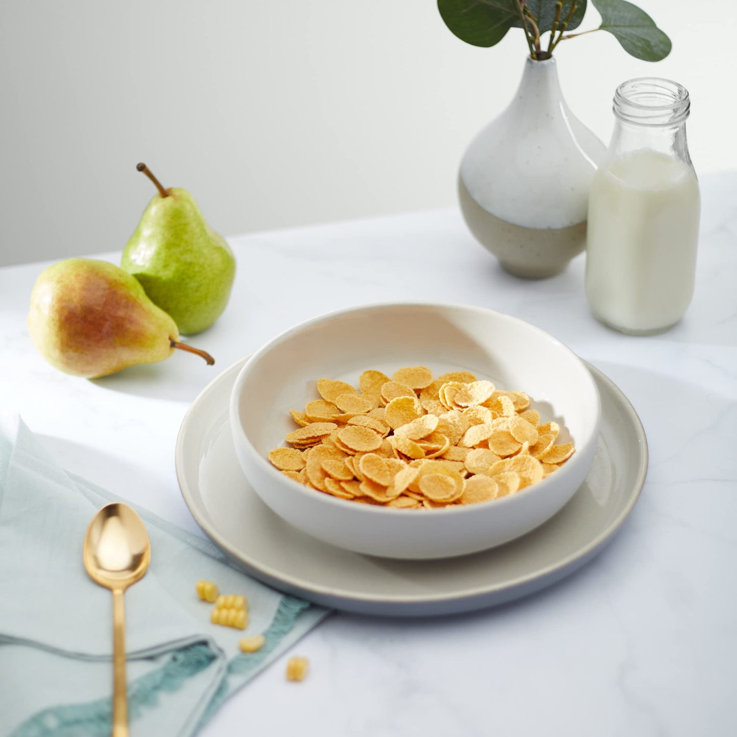 Natures Path Organic Fruit Juice Sweetened Corn Flakes Cereal, 26.4 oz (Pack of 6), Gluten Free, Non-GMO, Earth Friendly Packag