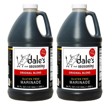 Dales Original Steak, Poultry & Vegetable Seasoning, Gluten Free, 64 oz Bottle (Pack of 2)