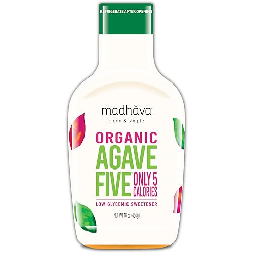 MADHAVA Organic AgaveFIVE, 16 oz. Bottle (Pack of 1)