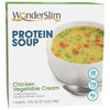 Wonderslim Protein Soup, Chicken & Vegetable Cream, 80 Calories, 12G Protein, 0G Fat (7Ct)