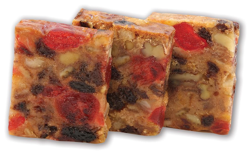 Claxton Fruit Cake Sampler - 2 Loaves (16 oz each) Regular & Dark Recipe, Individually Wrapped in Gift Carton