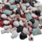 1 Bottle Candy Eyeballs Bloody Red Eyes Dog Bones Cake Cupcake Toppers Cookie Decorations Edible Dessert Sprinkles Mix for Hallo