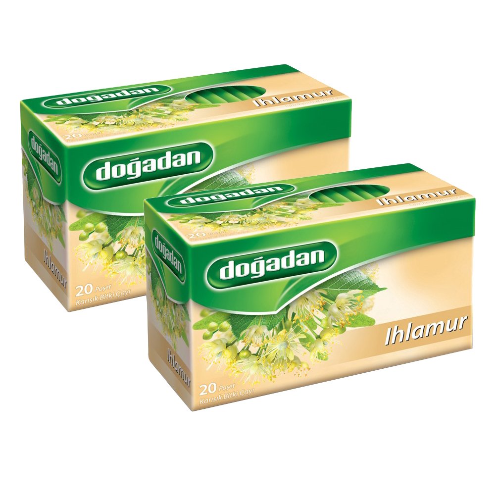 Dogadan Ihlamur (Linden Herbal Tea) 20 Tea Bags, Pack Of 2