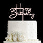 Happy Birthday Cake Topper For Birthday Party Decorations - Mirror Rose Gold Acrylic