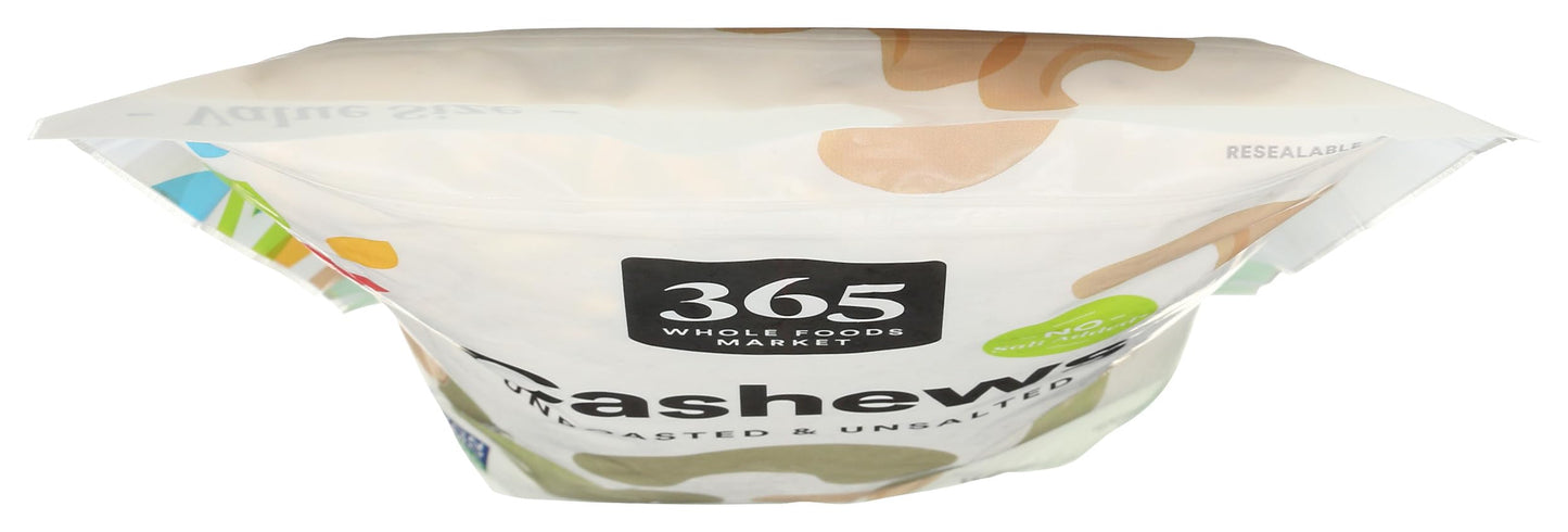 365 By Whole Foods Market, Unsalted & Unroasted Cashews, 24 Ounce