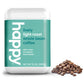 happy coffee light roast whole bean coffee, 12 oz., notes of cashew & elation, recyclable container, grown & harvested in Colomb