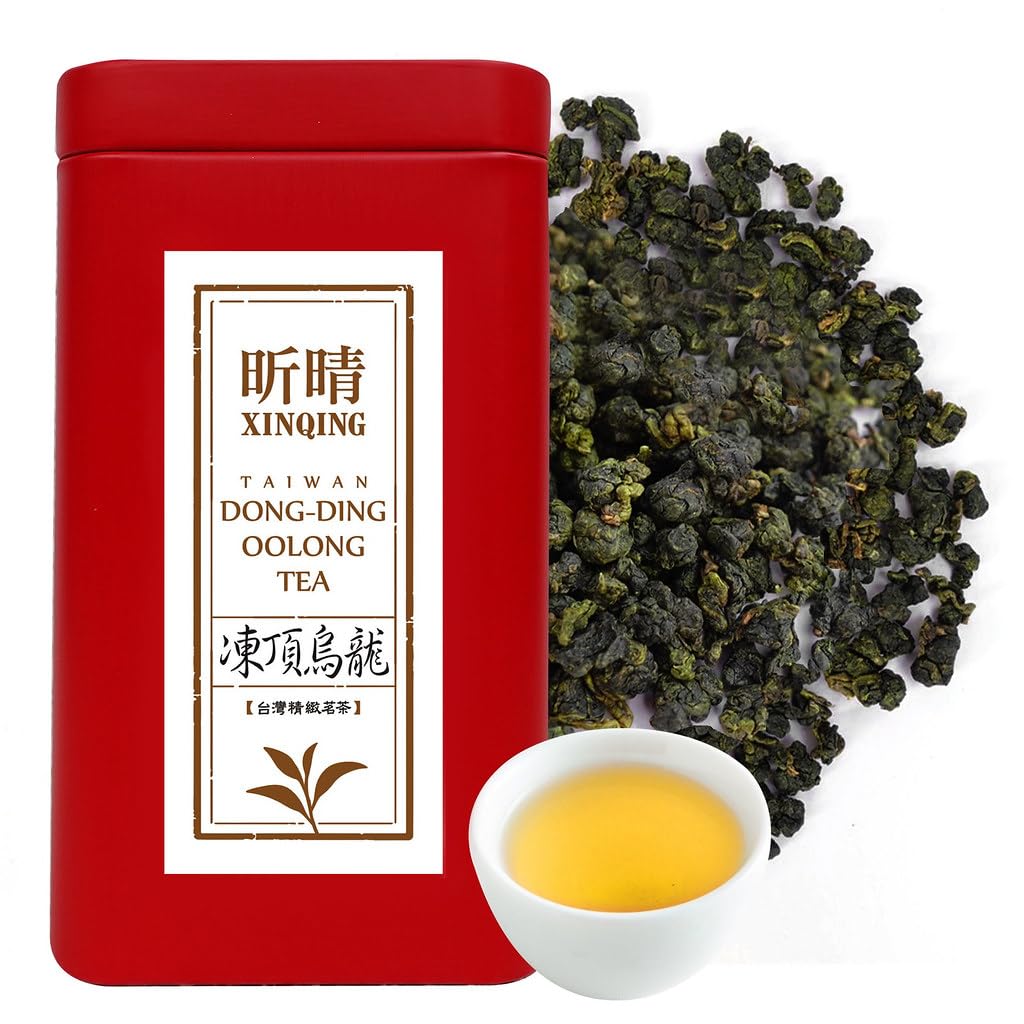 XINQING Taiwan Oolong Tea Loose Leaf, High Mountain, 200g (7.05 Ounce)