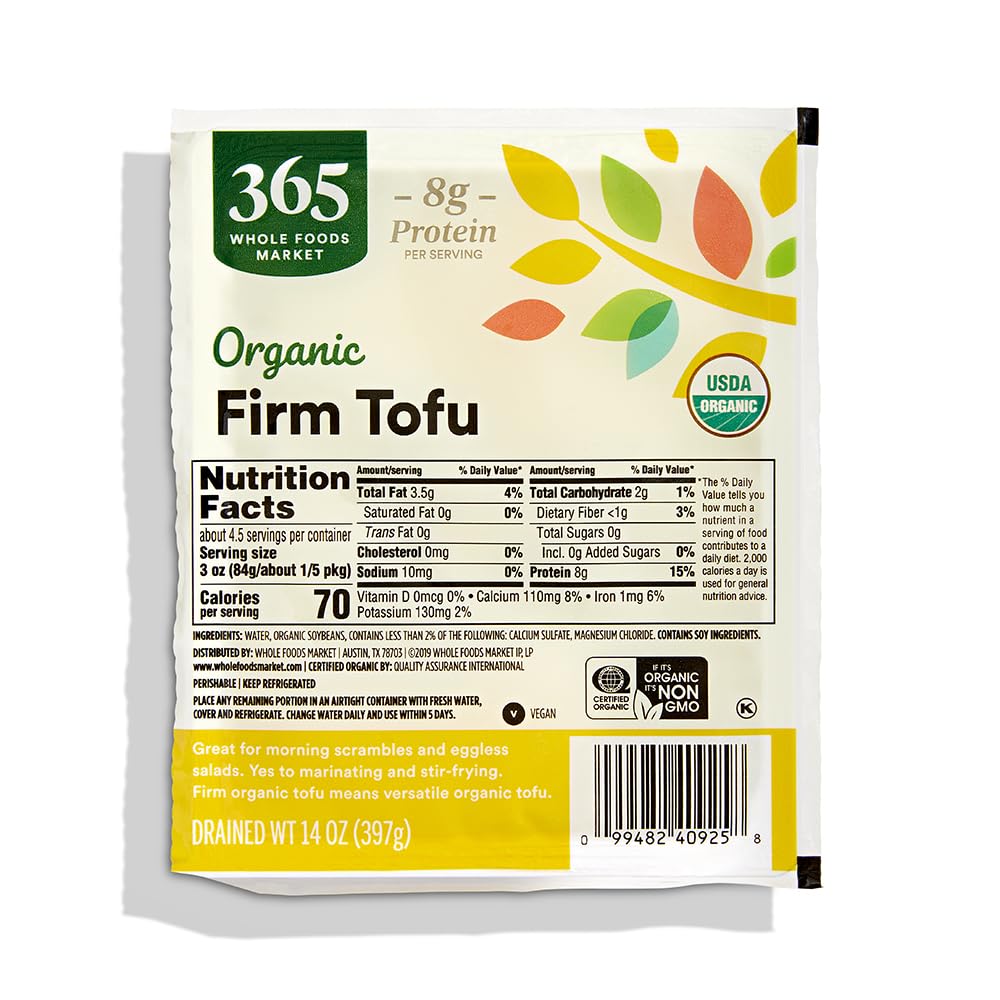 365 Everyday Value, Organic Tofu Firm, 14 oz
