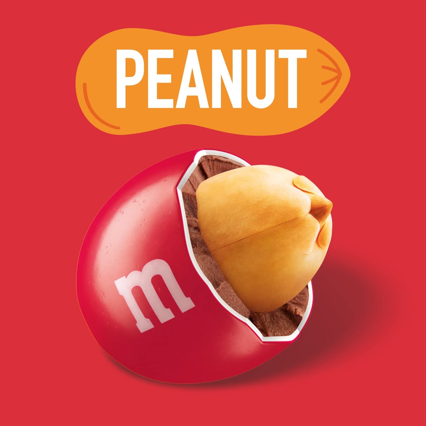M&Ms Peanut Red Chocolate Candy - 2Lbs Of Bulk Candy In Resealable Pack For Graduation, Wedding, 4Th Of July, Candy Buffet, Birt