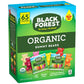 Black Forest Organic Gummy Bears, 65 Pk, 52 Oz, Black, Model 03505