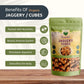 Danodia Foods Organic Jaggery Cubes, 1 lb (450g), Pure & Natural Sweetener, Vegan, Gluten-Free, Brown