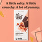Theo Chocolate Salted Toffee Organic Dark Chocolate Bar, 55% Cacao, 12 Pack | Fair Trade