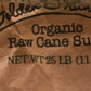 Florida Crystals Inc Organic Sugar , 25 Pound -- 1 Each