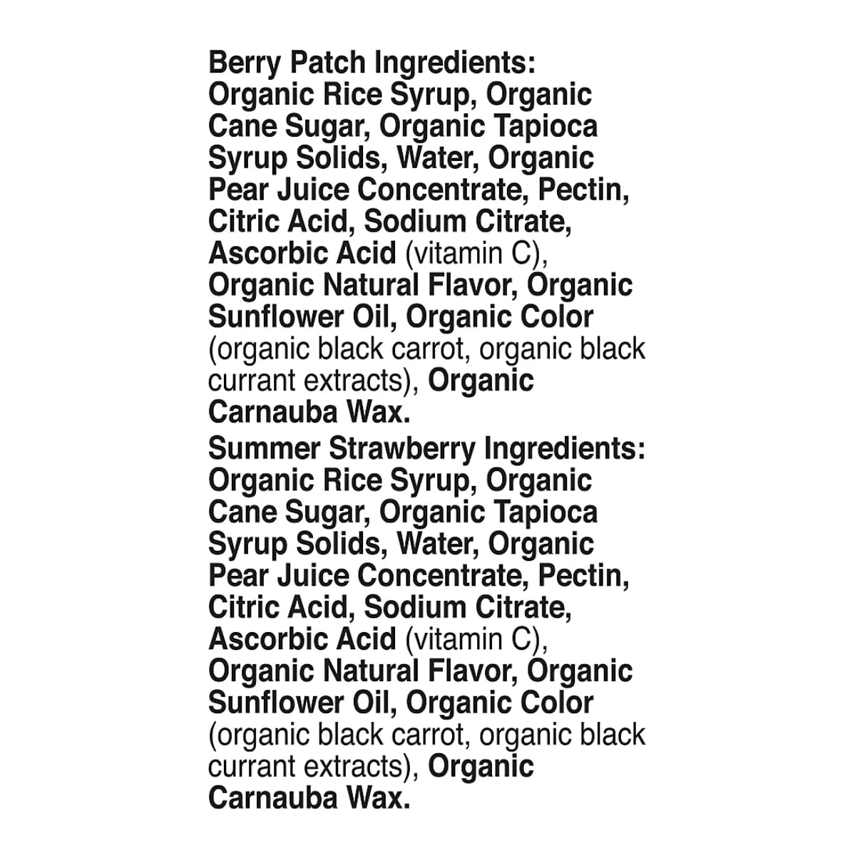 Annie'S Fruit Snacks Variety 50 Pack Size Organic Fruit Flavoured Snacks Berry Patch And Summer Strawberry, Pack Of 50 Pouches,