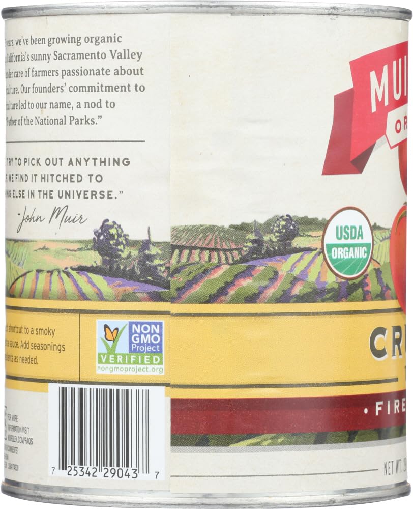 Muir Glen Fire Roasted Crushed Tomatoes, 28.0 Ounce (Pack Of 6)