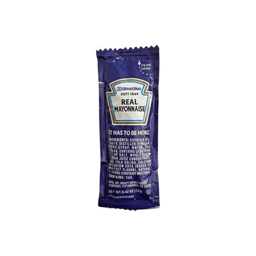 RiverBlue Mayonnaise Packets - 50-Pack of Convenient, Single-Serve Mayo for Travel, Restaurants, Picnics & More