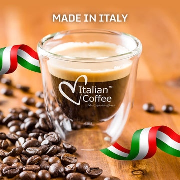 DELICITALY Italian Coffee Pods for Nespresso PRO Machines - 100 Count Cremoso, Compatible with Zenius, Gemini, Momento, Not Vertuo