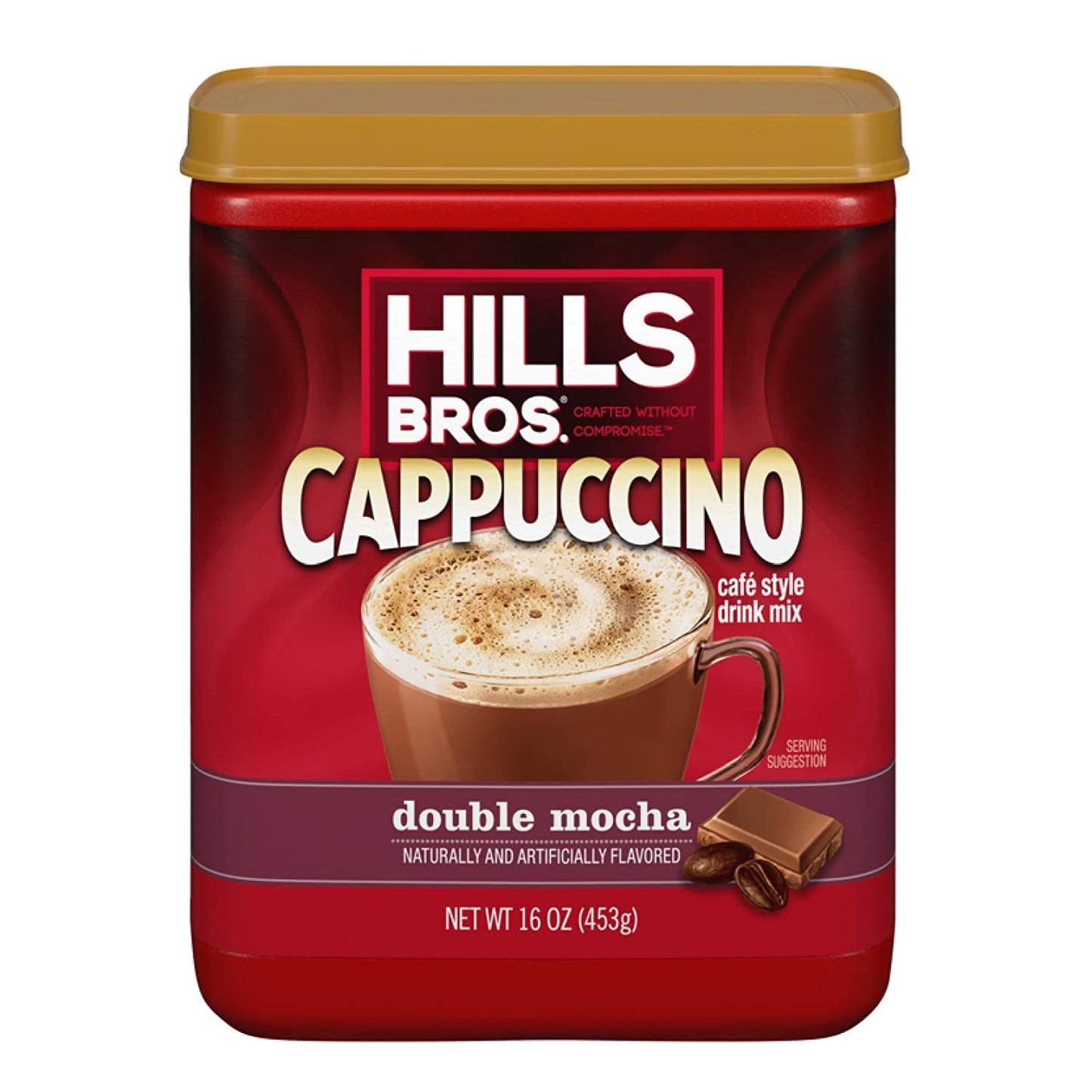 Hills Bros. Variety, 1 Hills Bros. Cappuccino, White Chocolate Caramel, 16 Oz, 1 Hills Bros. Cappucinno, Double Mocha, 16 Oz, 1