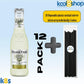 Fever-Tree Ginger malt-inspired Light Premium Mixer 12 Pack with 20 Plastic Stirrer Sticks