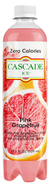 Cascade Ice Sparkling Water, Pink Grapefruit, 17.2 Fl Oz, Pack of 12