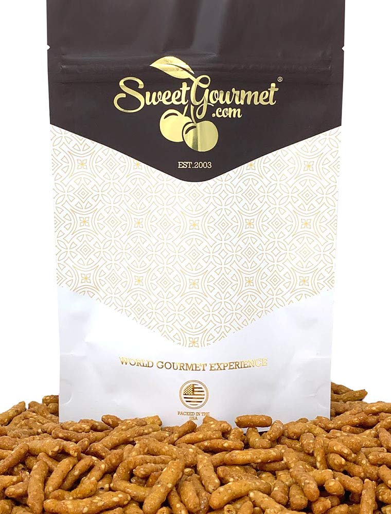 SweetGourmet Honey Roasted Sesame Sticks, Healthy Snack, 1 Pound