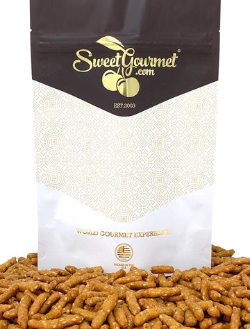 SweetGourmet Honey Roasted Sesame Sticks, Healthy Snack, 1 Pound