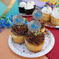College Of Coastal Georgia Secondary Logo Cupcake Picks Toppers Decoration Set Of 6