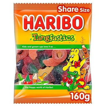 Haribo Tangfastics Share Size | 160G (5.64 Ounce) | Pack Of 12