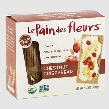 Le Pain Des Fleurs Crispbread, Chestnut, 5.3 Ounce