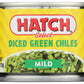 Hatch Mild Diced Green Chilis 4 Ounce (Pack Of 12)