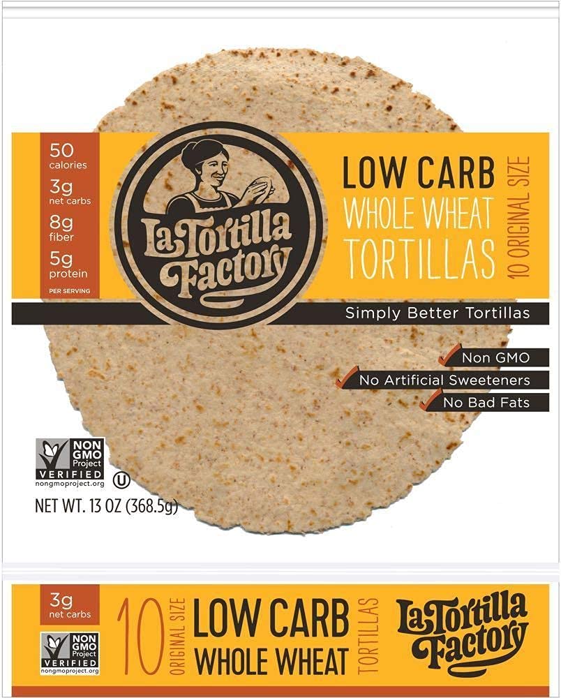 La Tortilla Factory Smart And Delicious Whole Wheat Original Tortilla, 13 Ounce - 10 Per Case.