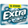 EXTRA Gum Polar Ice Sugar Free Chewing Gum, Single Pack, 15 Stick