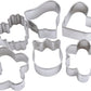 Wilton, Metal Mini Romantic Cookie or Fondant Cutter, 6-Piece  Set