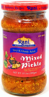 Rani Mixed Vegetable Pickle (Achar, Spicy Indian Relish) 10.5oz (300g) Glass Jar ~ Vegan | Gluten Free | NON-GMO | No Colors | P