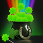 The Dreidel Company St. Patrick'S Day Green Shamrock Lollipops, Candy Suckers, Party Favor, Individually Wrapped (25-Pack)