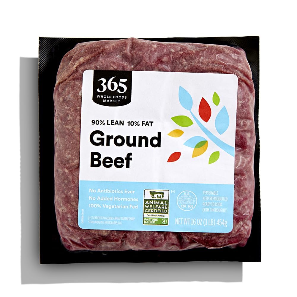 365 By Whole Foods Market, Ground Beef, 90% Lean/10% Fat, Step 1, 16 Ounce