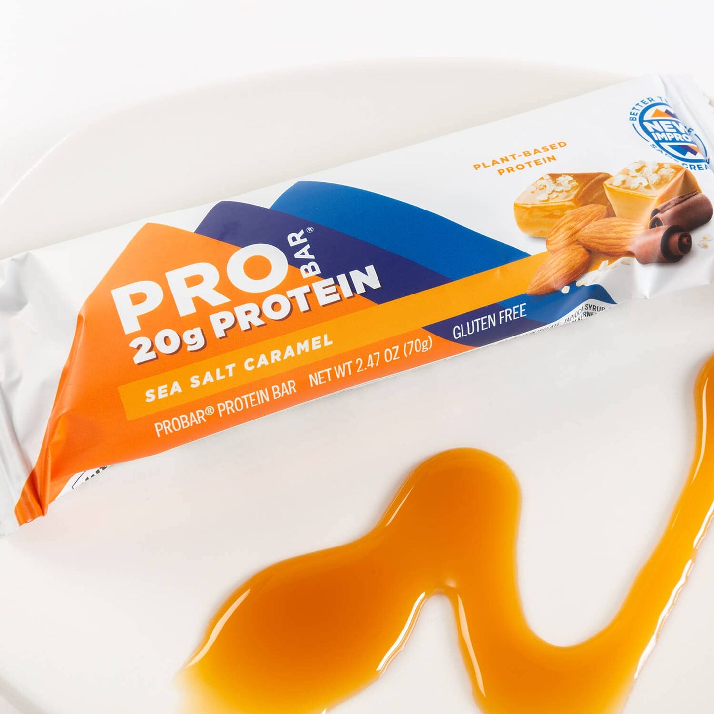 Probar - Protein Bar, Sea Salt Caramel, Non-Gmo, Gluten-Free, Healthy, Plant-Based, Whole-Food Ingredients, Natural Energy (12 C