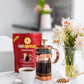 Red Espresso Rooibos Tea – Ground South African Red Tea For Espresso Machines – Caffeine-Free Herbal Brew, Coffee Alternative, Brews Like Coffee – 8.8 Oz (250 G)