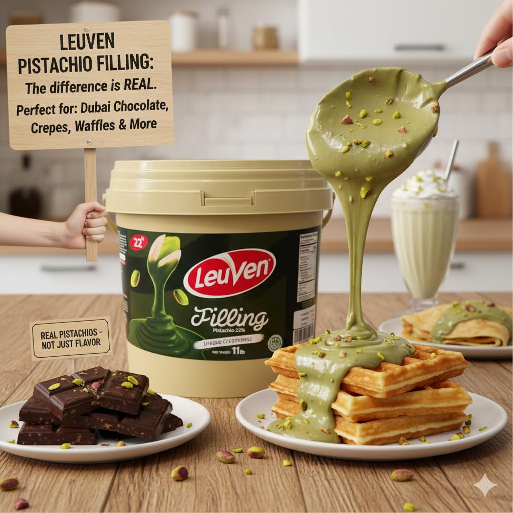 LeuVen Pistachio Cream 11LB (Pistachio 22%)