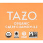 Tazo Tea - Herbal Tea Organic Calm Chamomile - Case Of 6-16 Bags