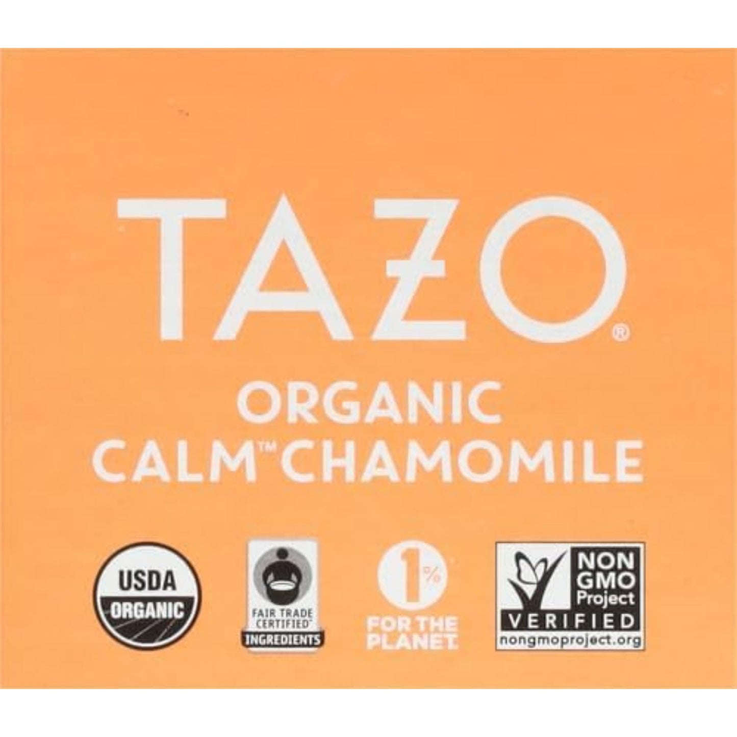 Tazo Tea - Herbal Tea Organic Calm Chamomile - Case Of 6-16 Bags