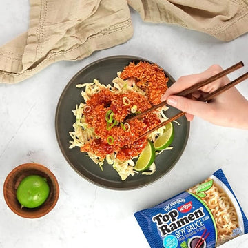 Nissin Top Ramen Noodle Soup, Oriental, 3 Ounce (Pack of 24)