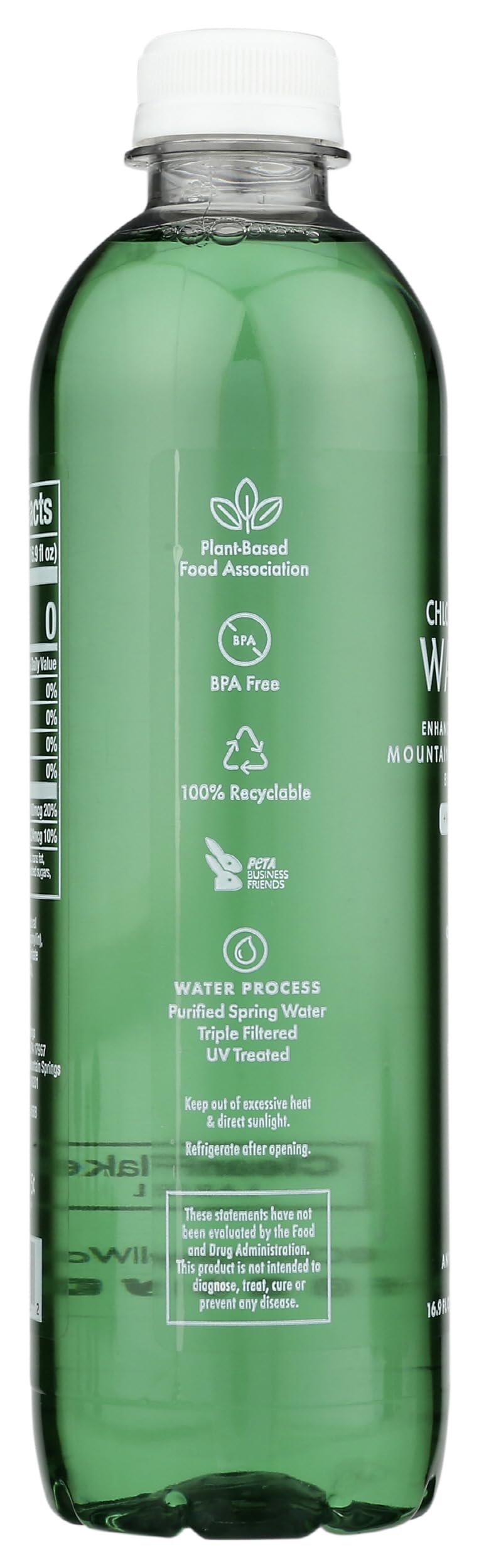 Chlorophyll Water - Water Chlorophyll - Case Of 12-16.9 Fz