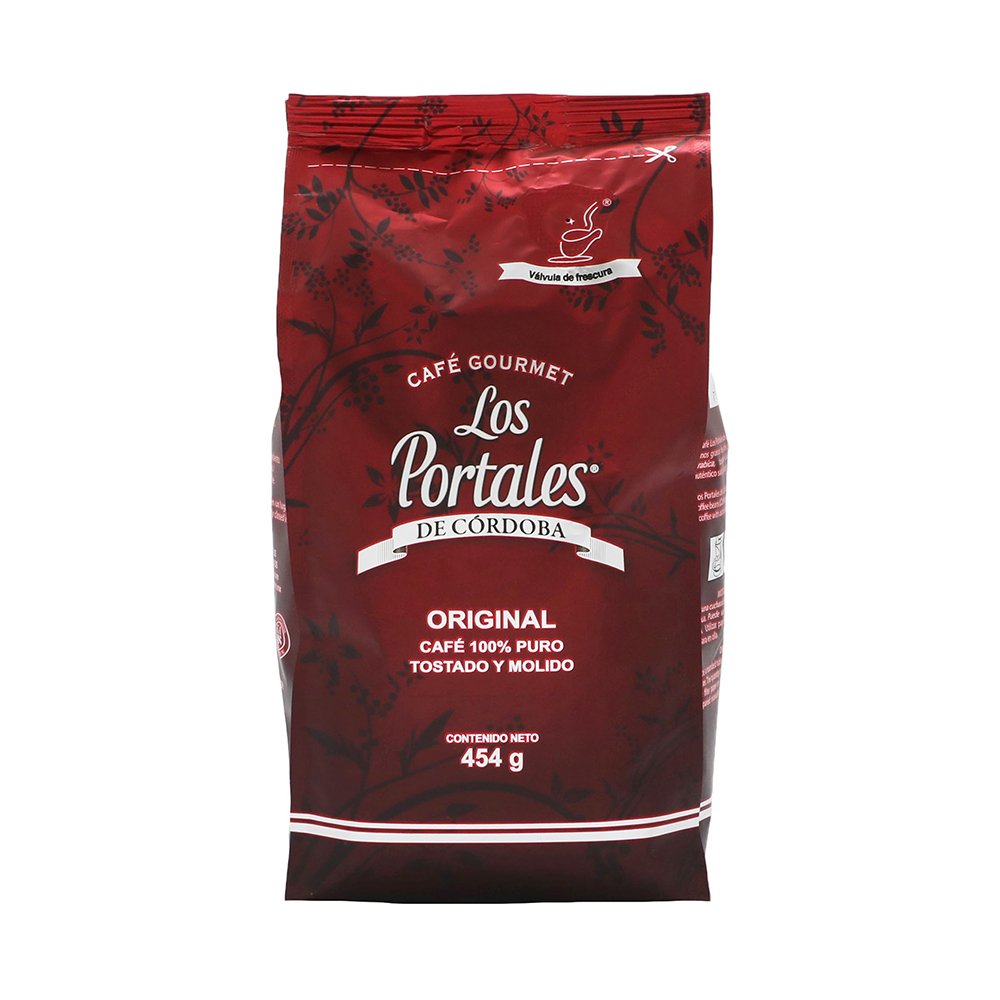 Mexican Los Portales Original Ground Coffee, 16 Ounces